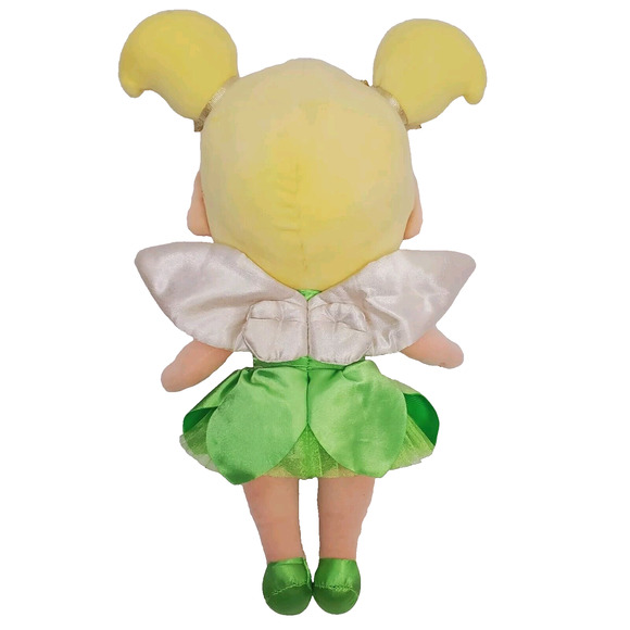 Disney Store Tinkerbell Baby Plush Doll 14" Embroidered Eyes Fairy Stuffed Toy - Picture 4 of 6